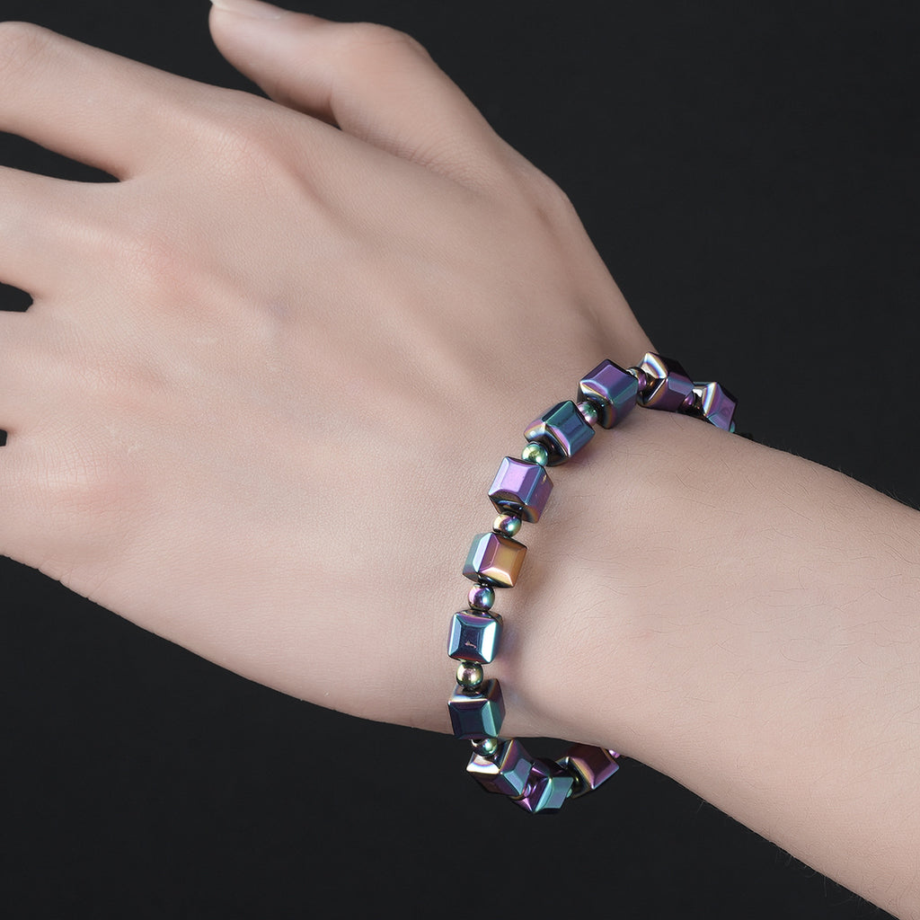 Haematite Bracelet Colorful Magnet Commuter Bracelet Simple Bracelet