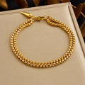 Cross-border Stainless Steel Bracelet Women's European And American Style Heart Bracelet
